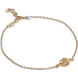 Blå Armbånd ENAMEL Copenhagen Mini Esma Bracelete - Gold/Blue