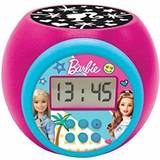 Barbie - Rektangulær Børneværelse Lexibook Barbie Projector Alarm Clock