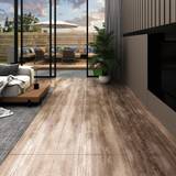 vidaXL Self-adhesive PVC Flooring Planks 5.21 m 2 mm Wood Wash