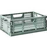 Grøn - Plast Opbevaring 3 Sprouts Modern Folding Crate Large