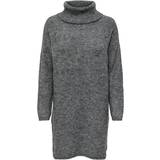 Elastan/Lycra/Spandex - Polokrave Kjoler Only Roll Neck Knitted Dress
