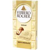 Ferrero Rocher Fødevarer Ferrero Rocher White Chocolate Bar with Hazelnut 90g