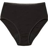 Elastan/Lycra/Spandex Trusser AllMatters High Waist Moderate/Heavy Period Panties - Black