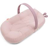 Beige Babynests Done By Deer Cozy Lounger with Activity Arch Raffi