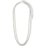 Pilgrim Curb Halskæder Pilgrim Blossom Chain Necklace - Silver