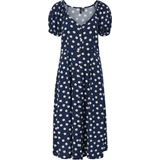 Grøn - Lange ærmer - Prikkede Tøj Vero Moda Women's Jesmilo Short Sleeve Calf Shirt Dress