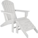 Solstole tectake Garden chair with footstool