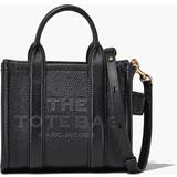 Skind Tasker på tilbud Marc Jacobs The Leather Mini Tote Bag - Black