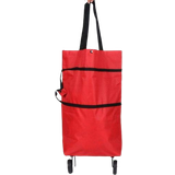 Taske på hjul 24.se Foldable Shopping Trolley - Red