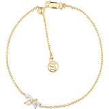 Sif Jakobs Hvid Armbånd Sif Jakobs Adria Tre Bracelet - Gold/Pearl/Transparent
