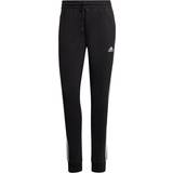 Adidas Bomuld - Dame Bukser adidas Womens 3-Stripes Pants Slim - Black