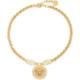 Bismarck Halskæder Versace The Greek Medusa Necklace - Gold/Transparent