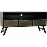Guld TV-borde Dkd Home Decor furniture Black Metal Golden 125 TV Bench