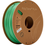 Filament 3d printer Polymaker PLA 3D Printer Filament 1.75mm, Green PLA Plus Filament 1.75 PLA Filament Satin Surface 1kg PolyTerra Tough PLA 3D Printing Filament Green PLA Roll