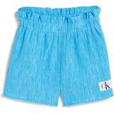 Calvin Klein Bukser Børnetøj Calvin Klein Paperbag Shorts - Blue Crush