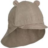 Aftagelig hætte Børnetøj Liewood Gorm Linen Sun Hat - Koala (LW17695-0510)
