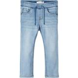 Elastan Bukser Name It Ryan Sweat Jeans - Light Blue Denim (13212646)