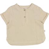 Knapper T-shirts Børnetøj Wheat Abraham Skjorte, Fossil, 74