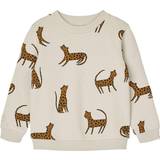 Aftagelig hætte - Leopard Børnetøj Liewood Thora Printed Sweatshirt, Leopard Sandy
