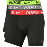 Gul - Polyester - Slim Tøj Nike 3-Pack Boxers, Black
