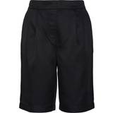 Plisseret Bukser & Shorts Pieces Pctally Shorts - Black