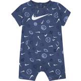Babyer Jumpsuits Nike Baby Boy's Sportball Romper - Diffused Blue