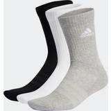 Adidas Grå Undertøj adidas Cushioned Crew Socks Pairs Grey Heather White Black
