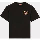 Kenzo Sort T-shirts & Toppe Kenzo Bowling Team Oversized Cotton-Jersey T-Shirt