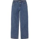 Drenge - Straights Bukser LMTD Kid's Dad Fit Jeans - Dark Blue Denim