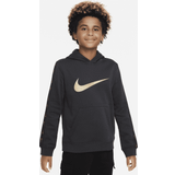 Guld Hoodies Børnetøj Nike Sportswear Repeat-pullover-hættetrøje fleece til større børn (drenge) grå