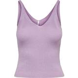 Only Pink Overdele Only Sleeveless Knitted Top