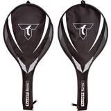 Hvid Badmintonbolde Talbot Torro 3/4 Badminton-Schlägerhülle, schwarz/weiß