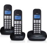 Dect telefon Profoon DECT-Telefon mit 3 Mobilteilen, schwarz