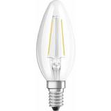 Osram E14 - Krone LED-pærer Osram LED Kerzenlampe Star E14 2,5W warmweiß, klar