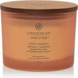 Sort Duftlys Chesapeake Bay Candle Scented with wooden lid Mango Duftlys