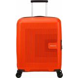 Orange Kufferter American Tourister AeroStep Spinner Expandable