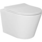 Toiletter Hængeskål rimfree med SC sæde mat hvid