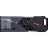 Kingston Hukommelseskort & USB Stik Kingston DataTraveler Exodia Onyx 64GB USB 3.2 Gen 1