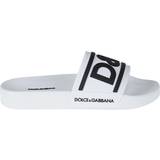 14 - 42 ⅓ Badesandaler Dolce & Gabbana Logo Slide - White