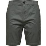 Selected Comfort Fit Shorts Grå