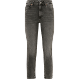 XXL Jeans Only Emily High Waisted Straight Leg Jeans - Grey/Dark Grey Denim