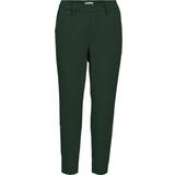 Grøn - Slim - Viskose Bukser & Shorts Object Slim Fit Pants - Duffel Bag