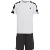 140 Øvrige sæt adidas Train Essentials T-Shirt/Shorts Set Junior, White 11-12Y