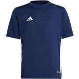 adidas Junior Tabela 23 Short Sleeve T-shirt - Team Navy Blue/White