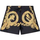 Guld - XL Badebukser Versace Underwear Black Maschera Baroque Swim Shorts 5B000 Black Gold