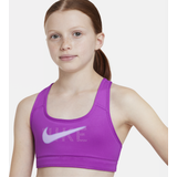 Pink Toppe Børnetøj Nike Swoosh Reversible Sports BH Lilla