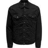 Only & Sons Sweatshirts Tøj Only & Sons Classic Denim Jacket - Black