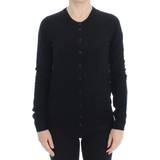 Dolce & Gabbana Uld Overdele Dolce & Gabbana Uld Cardigan Sweater Black