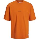 Jack & Jones Orange Overdele Jack & Jones Rdd Calvin T-shirt