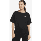 Nike Sportswear Women's Ribbed Jersey Short-Sleeve Top - Black/White